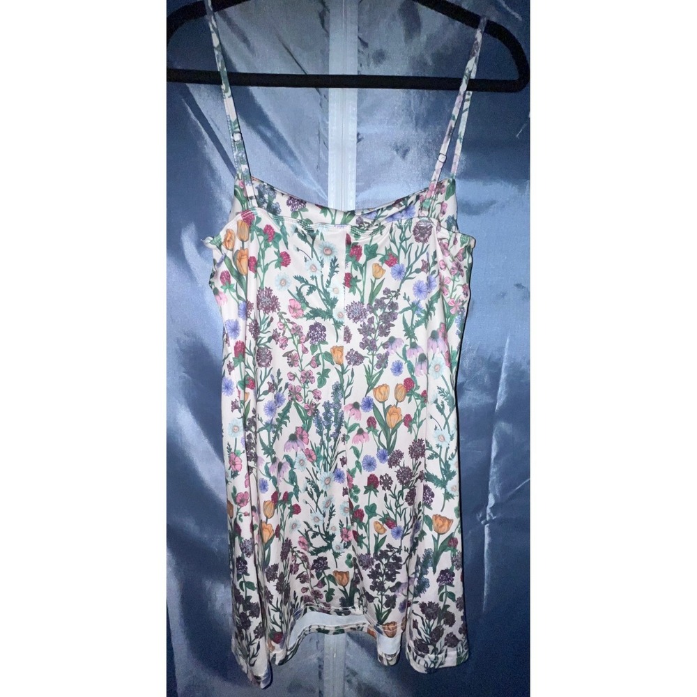Cider Floral Cowl Camisole Mini Dress Size L - Picture 7 of 10